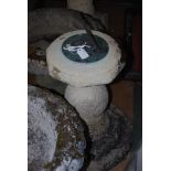 COMPOSITE STONE OCTAGONAL SHAPED SUN DIAL