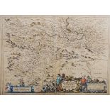 Timothy Pont, a 17th century map, Glottiana Praefectura Superior, The Upper Ward of Clyds-Dayl, with