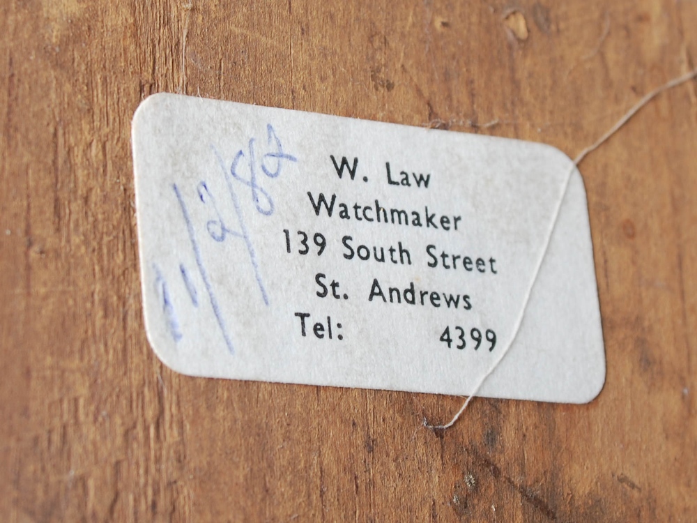 A Late 18th/ early 19th century mahogany and marquetry inlaid longcase clock, A. Buchan, Bridgend, - Image 8 of 9