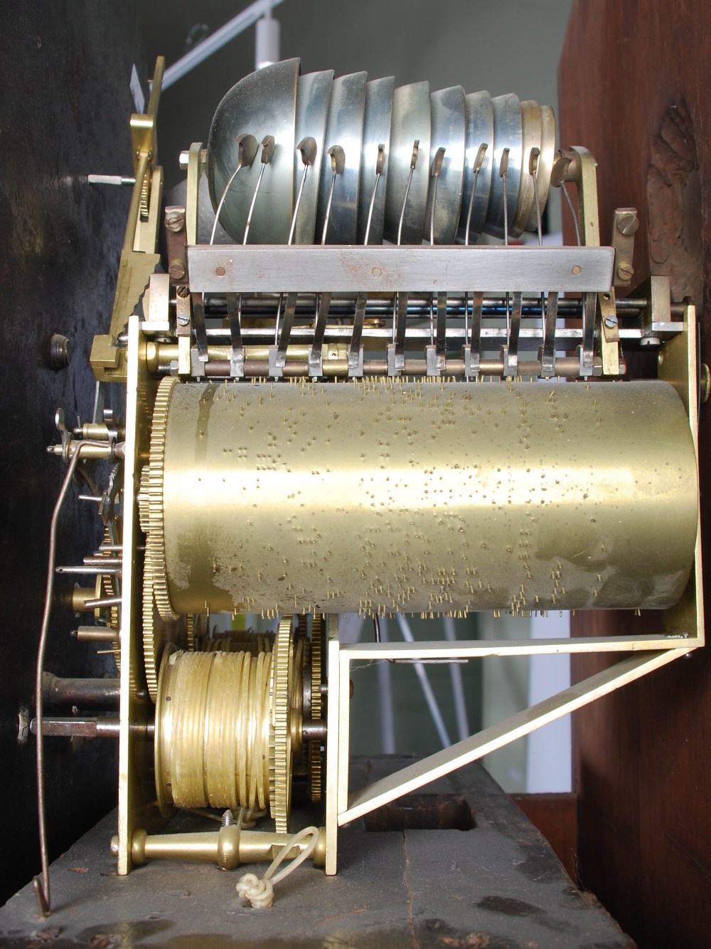 A 19th century mahogany musical longcase clock of Masonic Interest, ANDW. BLACK, MARKINCH, the - Image 6 of 8