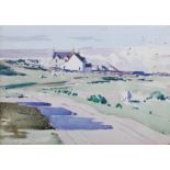 Frances Campbell Boileau Cadell RSA RSW (1883-1937) The White House, Iona watercolour, signed in
