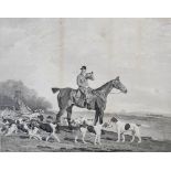 After B. Marshall Thomas Oldaker on his favourite Hunter BRUSH engraving 58.5cm x 71.5cm