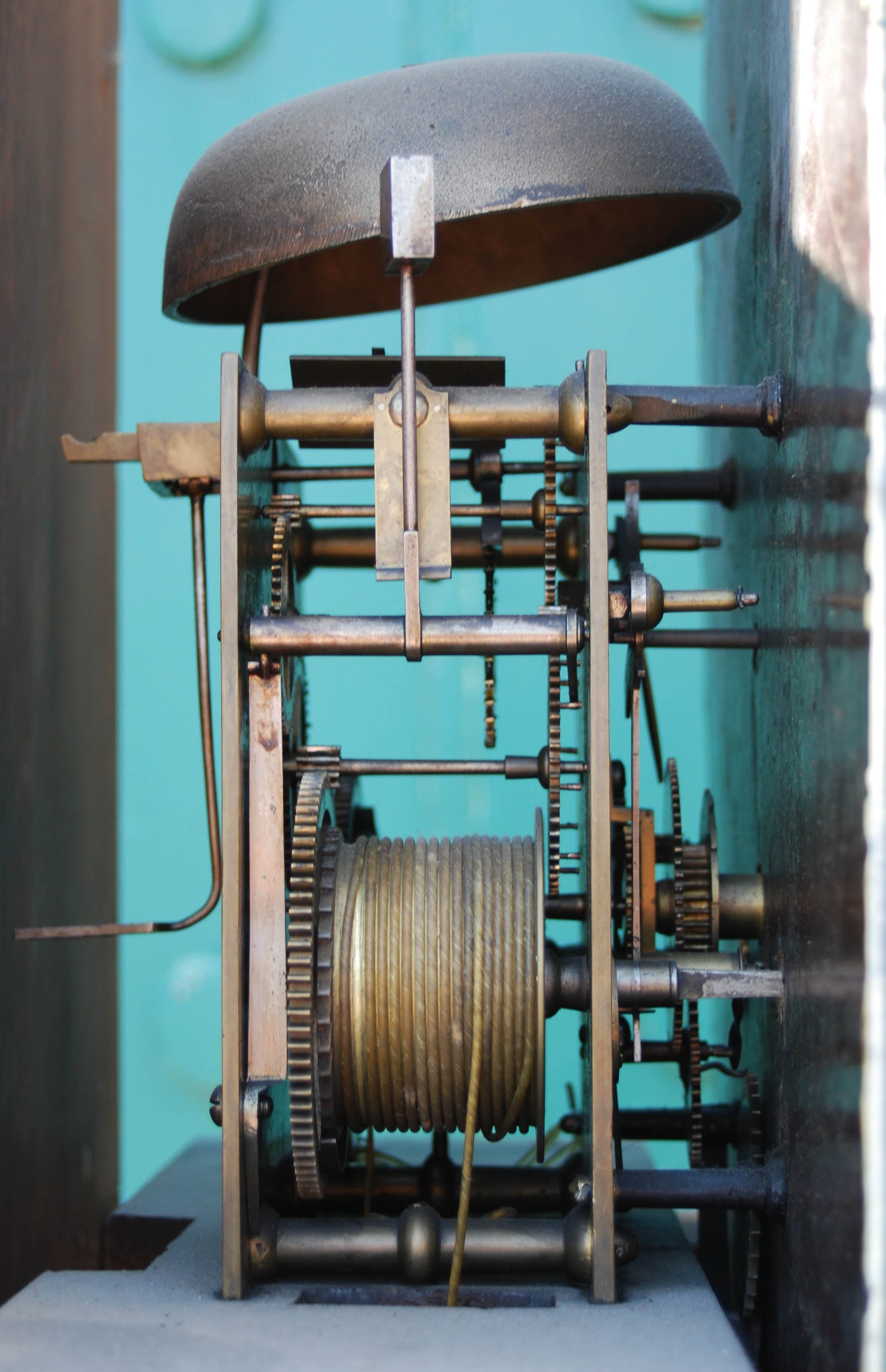 A 19th century mahogany longcase clock, of William Wallace interest - Image 10 of 12