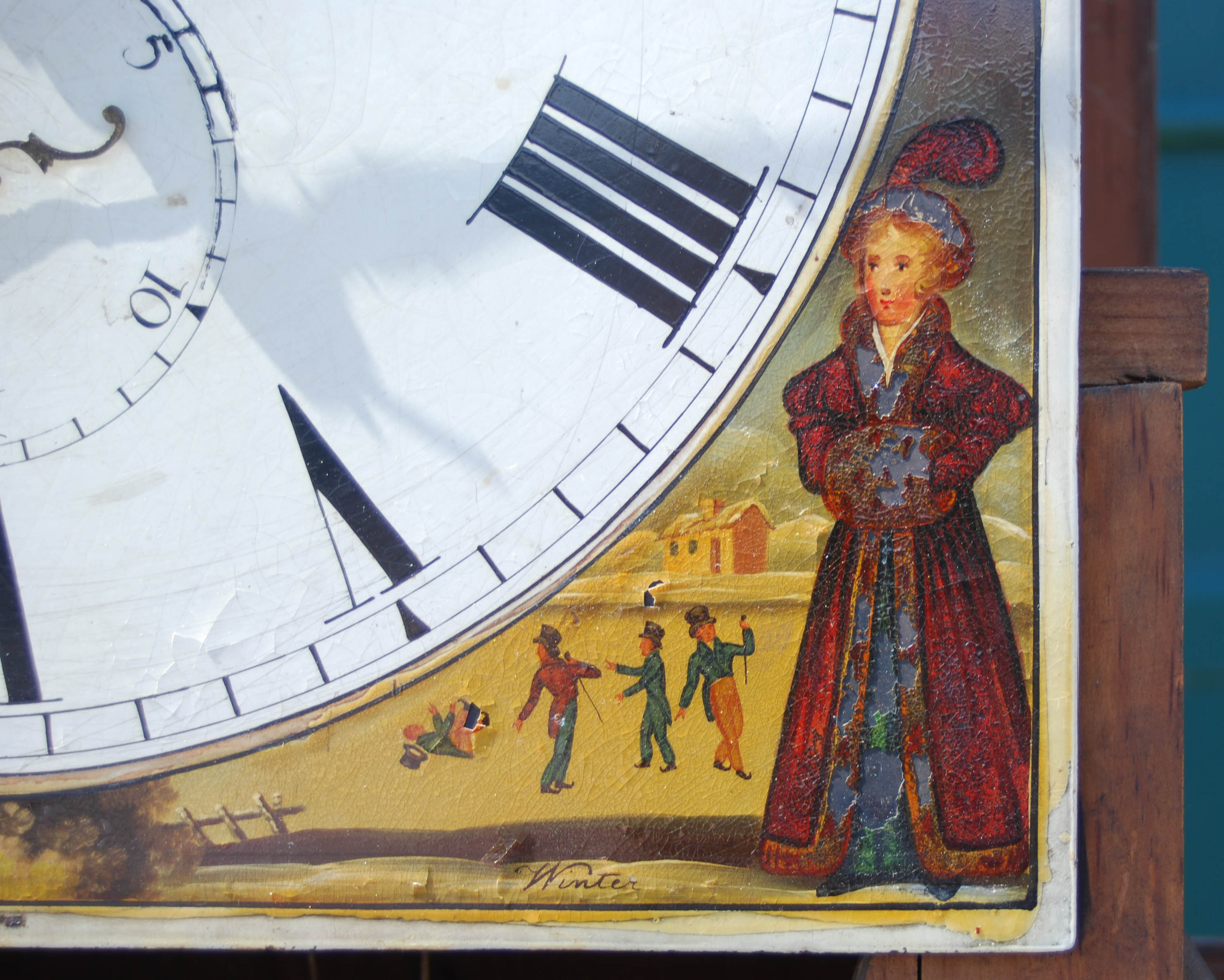 A 19th century mahogany longcase clock, of William Wallace interest - Image 8 of 12