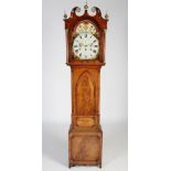A 19th century mahogany musical longcase clock of Masonic Interest, ANDW. BLACK, MARKINCH, the