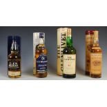 Four boxed bottles of Single Malt Scotch Whisky, comprising; Lochnagar, Single Highland Malt, 12