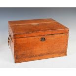 A Victorian silver twenty-four place setting canteen of flatware in oak box, London, 1867, makers