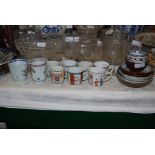 COLLECTION OF CHINESE PORCELAIN TO INCLUDE ASSORTED TEA BOWLS, SAUCERS, COFFEE CANS, QING DYNASTY.