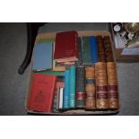 BOX - ASSORTED ANTIQUE AND LATER BOOKS