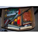 BOX - ASSORTED HORNBY TRAIN SETS, MODELS, ACCESSORIES ETC