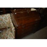 19TH CENTURY OAK BUREAU