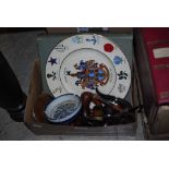 COLLECTION OF ASSORTED PIPES, A RUGBY SCHOOL COMMEMORATIVE PLATE, ONE VOLUME OF 'REGENCY FURNITURE'