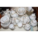 Large collection of Japanese eggshell porcelain, including two tea services, with two tea pots,
