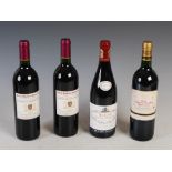 Four bottles of vintage wine, comprising; two bottles of Chateau Lalande De Gravet, Saint-Emilion