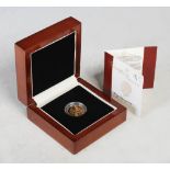 A cased London Mint Edward VIII 1936 new strike gold "Pattern" Sovereign, with certificate of