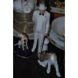 Royal Doulton figure of Sir Winston Churchill, modelled by Adrian Hughes HN3057, together with a