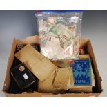 Large collection of stamps, including a bag of loose examples, some mixed stamp albums including