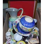 Box - mixed ceramics to include Maling