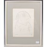 After Eric Gill (British 1882 - 1940) 'Gordian G' etching on paper, numbered '20/50' to lower left