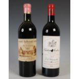 Two bottles of vintage wine, comprising one bottle of Chateau Montrose, Grand Cru, Medoc, 1979,