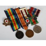 Collection of medals, to include a pair of Great War medals, inscribed to GNR. W. A. Loryman RA,
