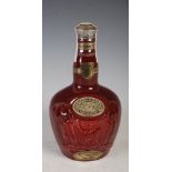One Wade ceramic decanter of Royal Salute, Blended Scotch Whisky, Chivas Brothers LTD., 75cl., 40%