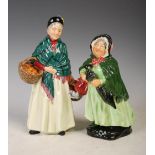 Two Royal Doulton figures, 'The Orange Lady' HN1953, together with 'Sairey Gamp' HN1896.