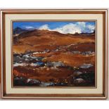 AR Daniel Stephen (1921-2014) Highland burn oil on canvas, signed and dated 1970 lower right 39.