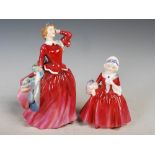 Two Royal Doulton figures, to include 'Lavinia' HN1955 and 'Blithe Morning' HN2065.