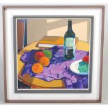 AR Daniel Stephen (1921-2014) Chiaroscuro still life oil on canvas, signed upper left, inscribed and
