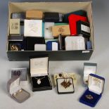 Large collection of assorted boxed costume jewellery.