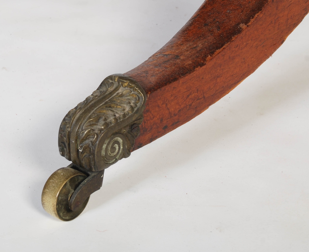 A 19th century mahogany tilt top breakfast table, the top of plain rectangular form on a turned - Image 3 of 5