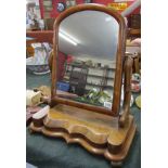 Victorian mahogany dressing mirror