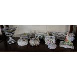 Collection of Continental & Staffordshire style china