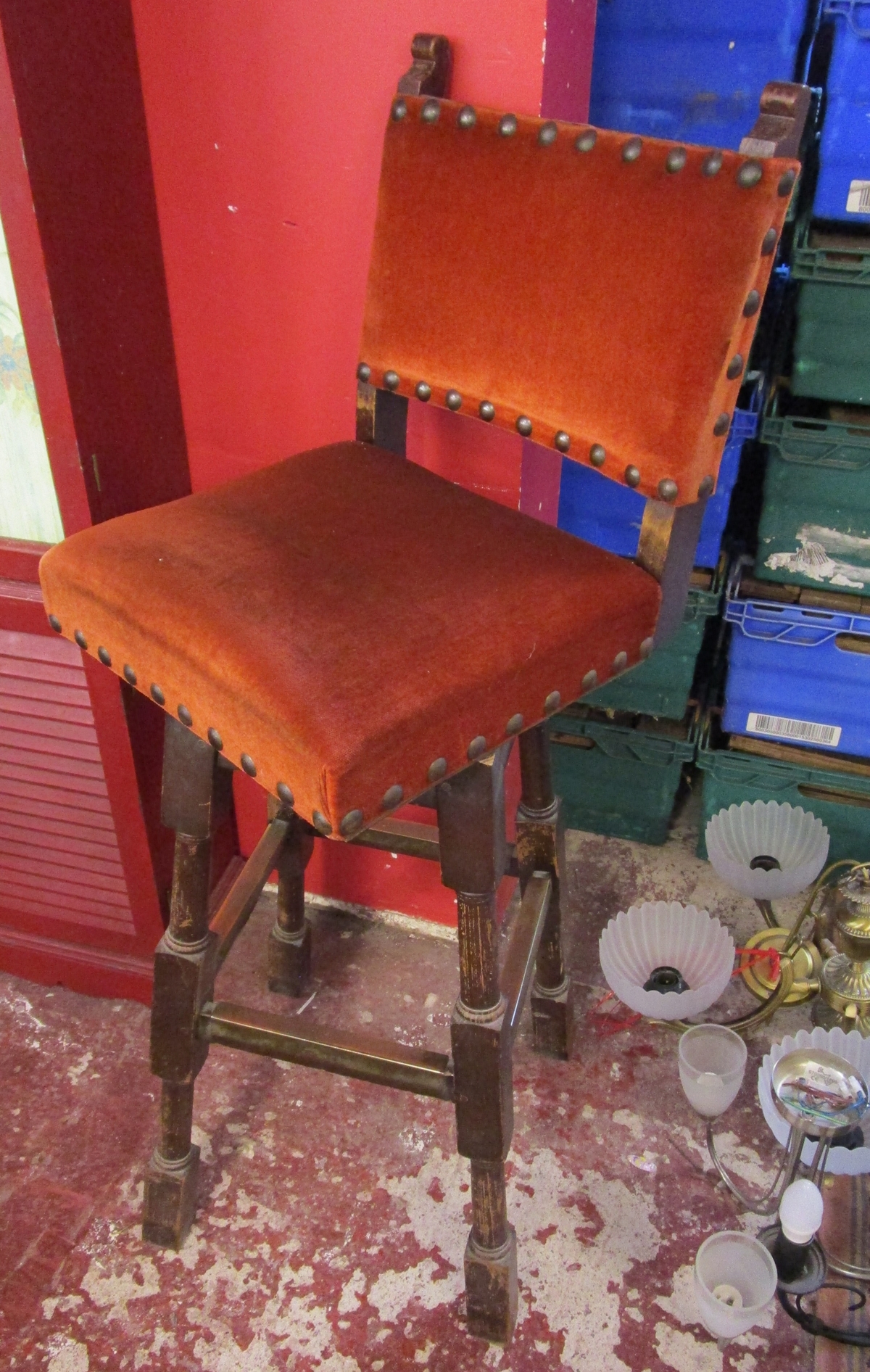Our old auctioneer's stool (used for last 40 years)!