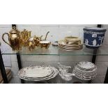 Part dinner service & part tea service to include Royal Worcester etc