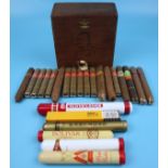 Collection of cigars to include Romeo & Juliet plus Churchill Specials in box