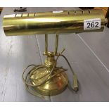 Brass desk lamp