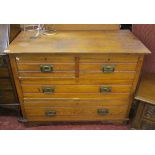 Edwardian chest of 2 over 2 drawers - Approx W: 107cm D: 53.5cm H: 83.5cm
