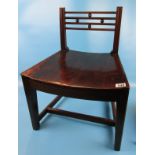 Unusual & decorative bar back chair with carved ball decoration