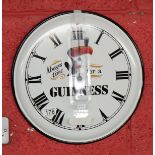 Guinness advertising clock
