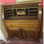 Oak bureau