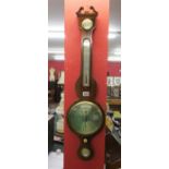 Antique banjo barometer