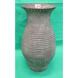 Terracotta Spanish vase by Partenon - Approx H: 49cm