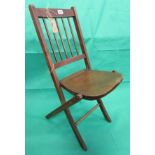 Victorian simple folding chair