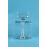 Large Art Deco style perfume bottle - Approx H: 26cm