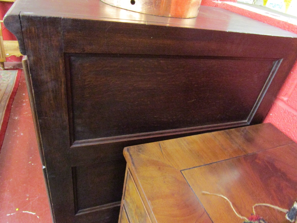 Early 20C oak filing cabinet - Image 6 of 7