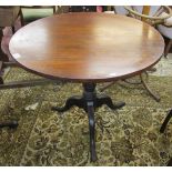 Georgian mahogany tilt top tripod table