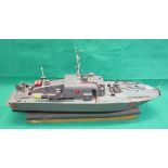 Radio controlled naval boat