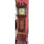 Georgian 8 day grandfather clock by John Mason of Worcester in good working order